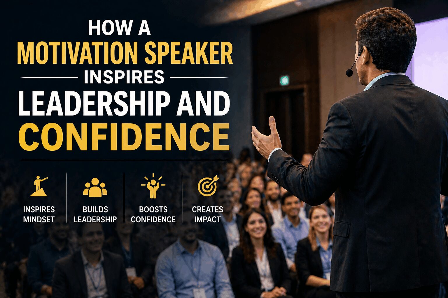 How a Motivation Speaker Inspires Leadership and Confidence