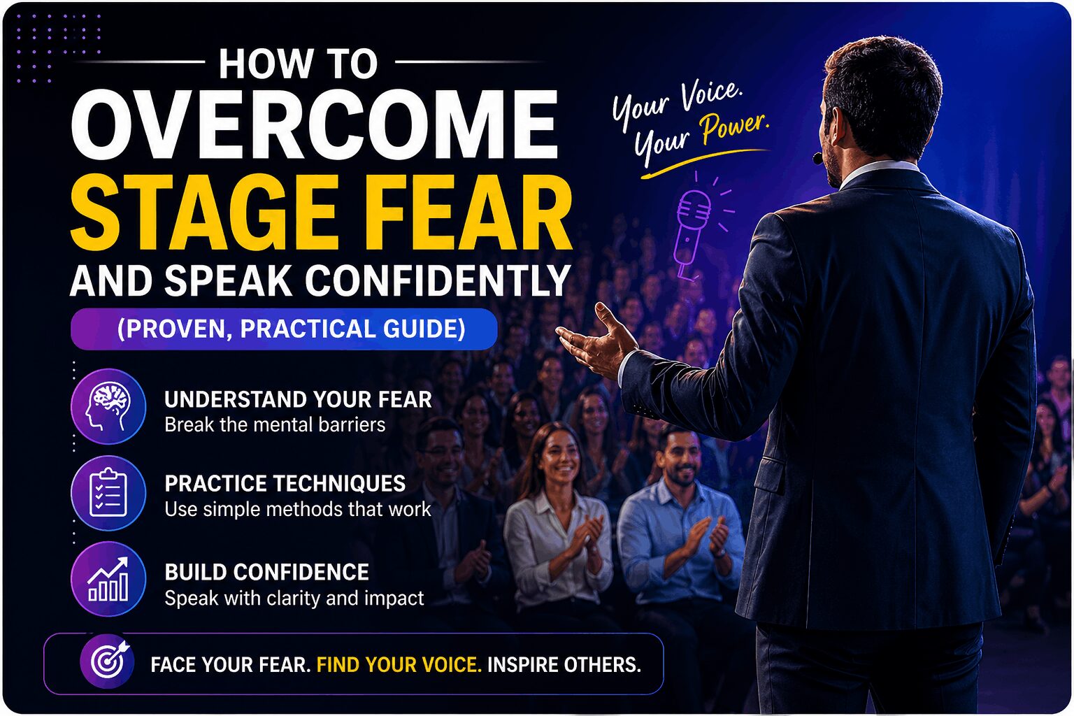 How to Overcome Stage Fear and Speak Confidently (Proven, Practical Guide)