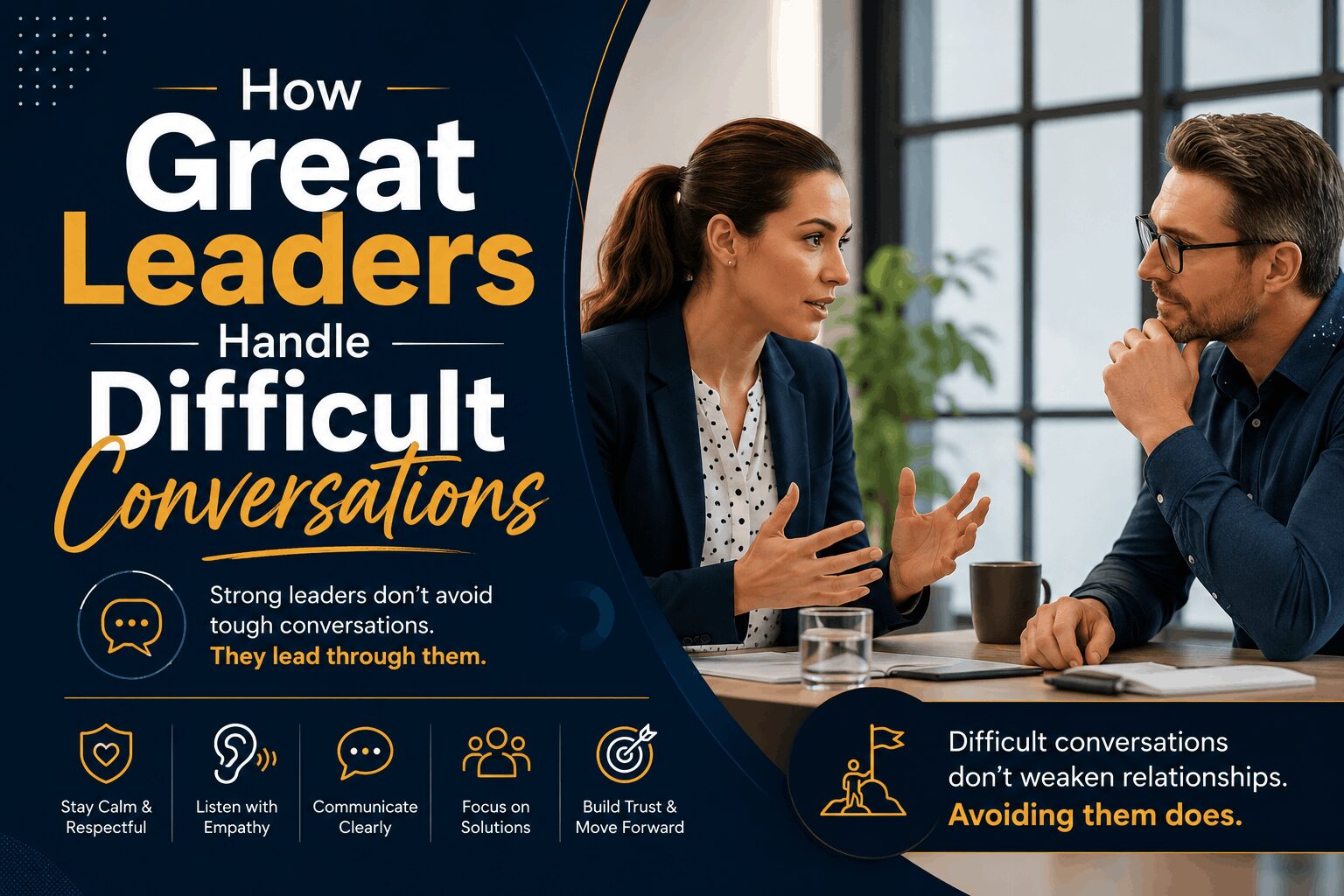 How Great Leaders Handle Difficult Conversations