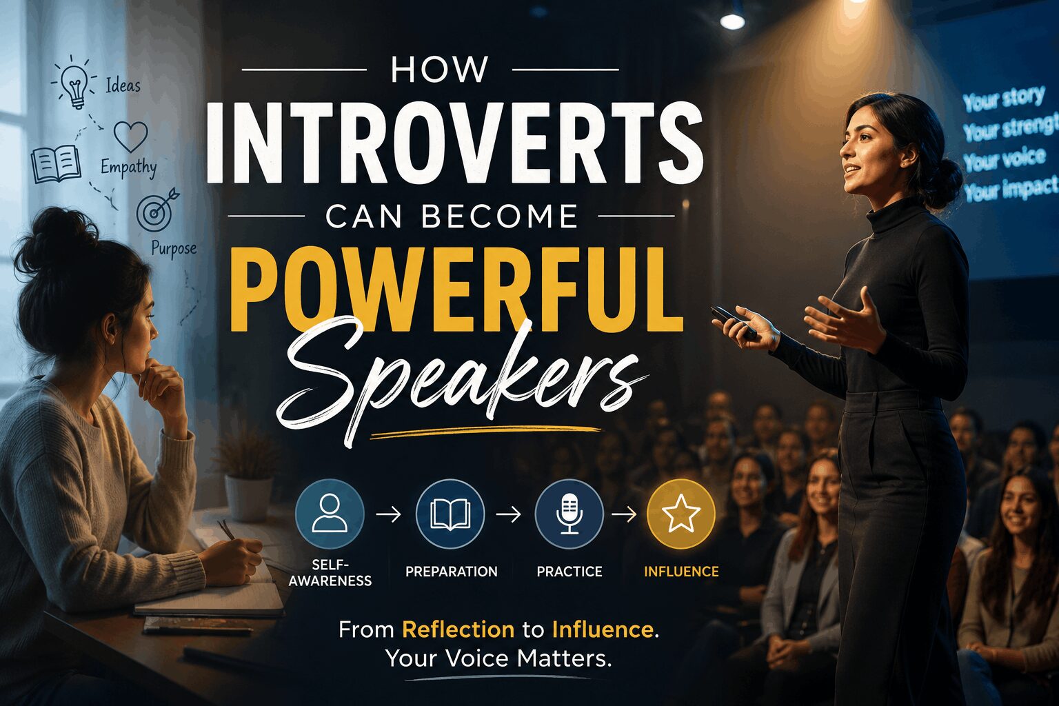How Introverts Can Become Powerful Speakers