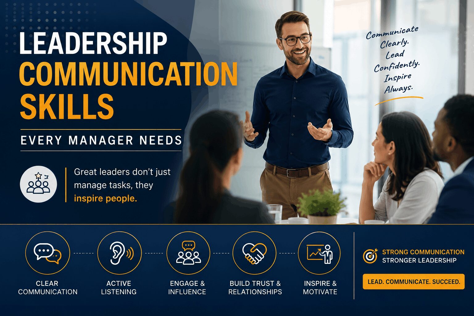 Leadership Communication Skills Every Manager Needs